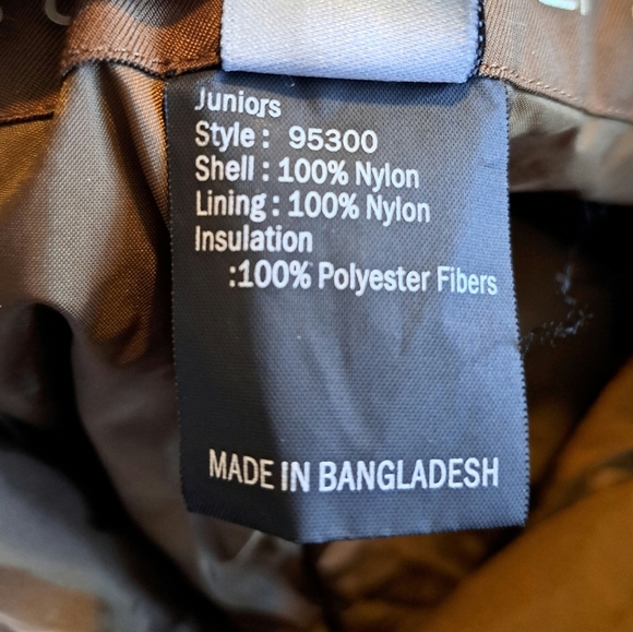 Obermeyer girls size 12 snow pants, diamond pattern orange, red & brown - Picture 11 of 11